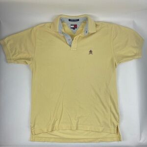 Tommy Hilfiger Polo Mens Medium Yellow Knit